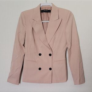 Zara double-breasted blazer size 4